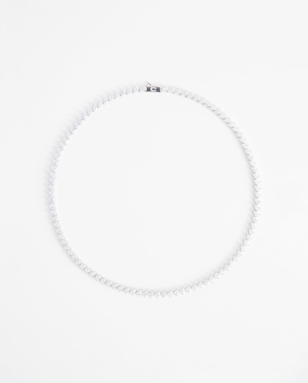 5MM TENNIS CHAIN - WHITE