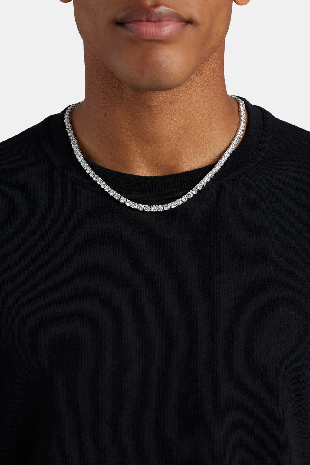 5MM TENNIS CHAIN - WHITE